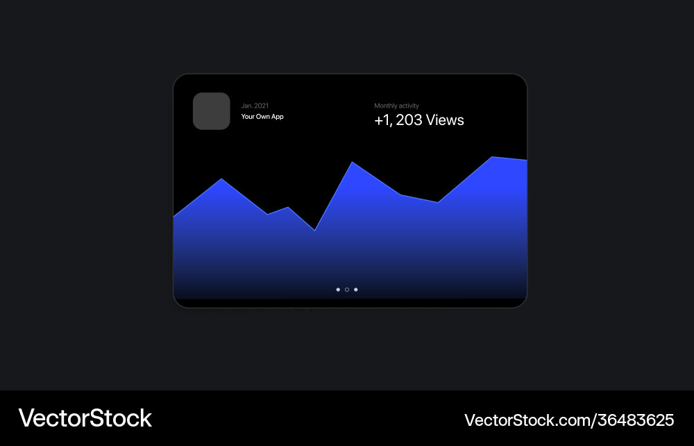 Digital gradient graph diagram ui interface Digital gradient graph diagram ui interface vector image