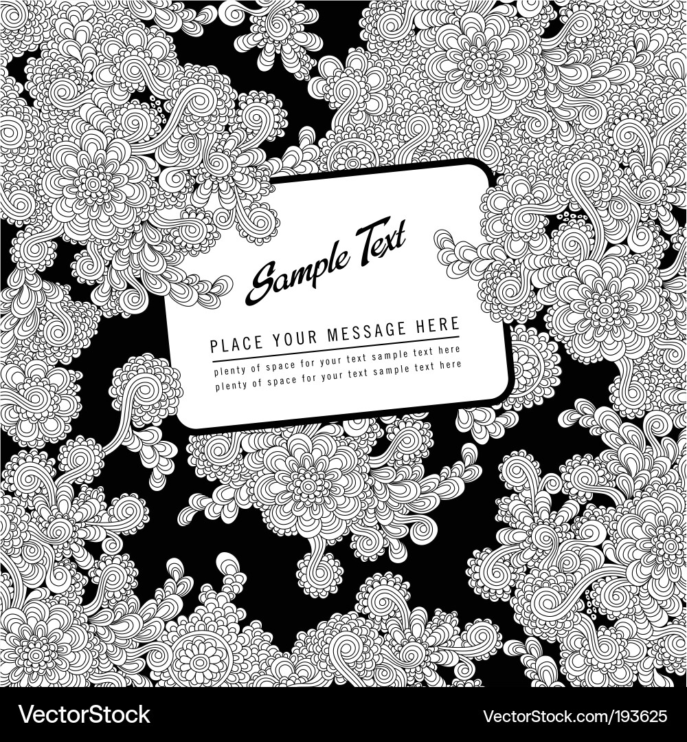 Elegant Floral Pattern vector image