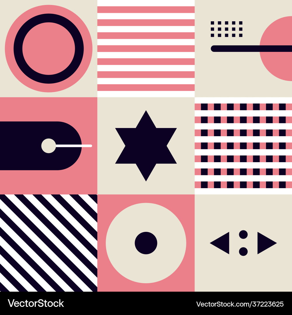 Geometric Abstract Pattern vector image