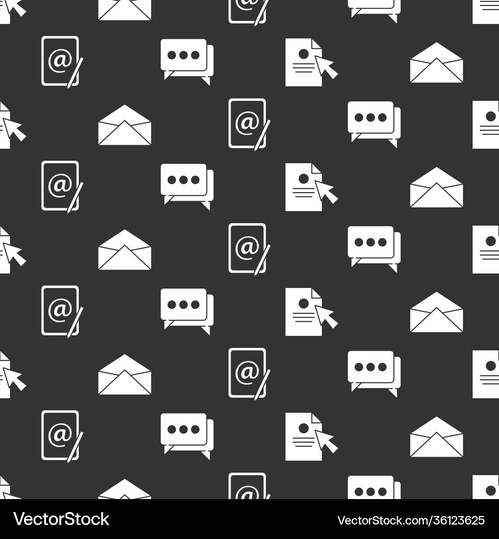 Set document and cursor envelope mail e-mail Set document and cursor envelope mail e-mail vector image
