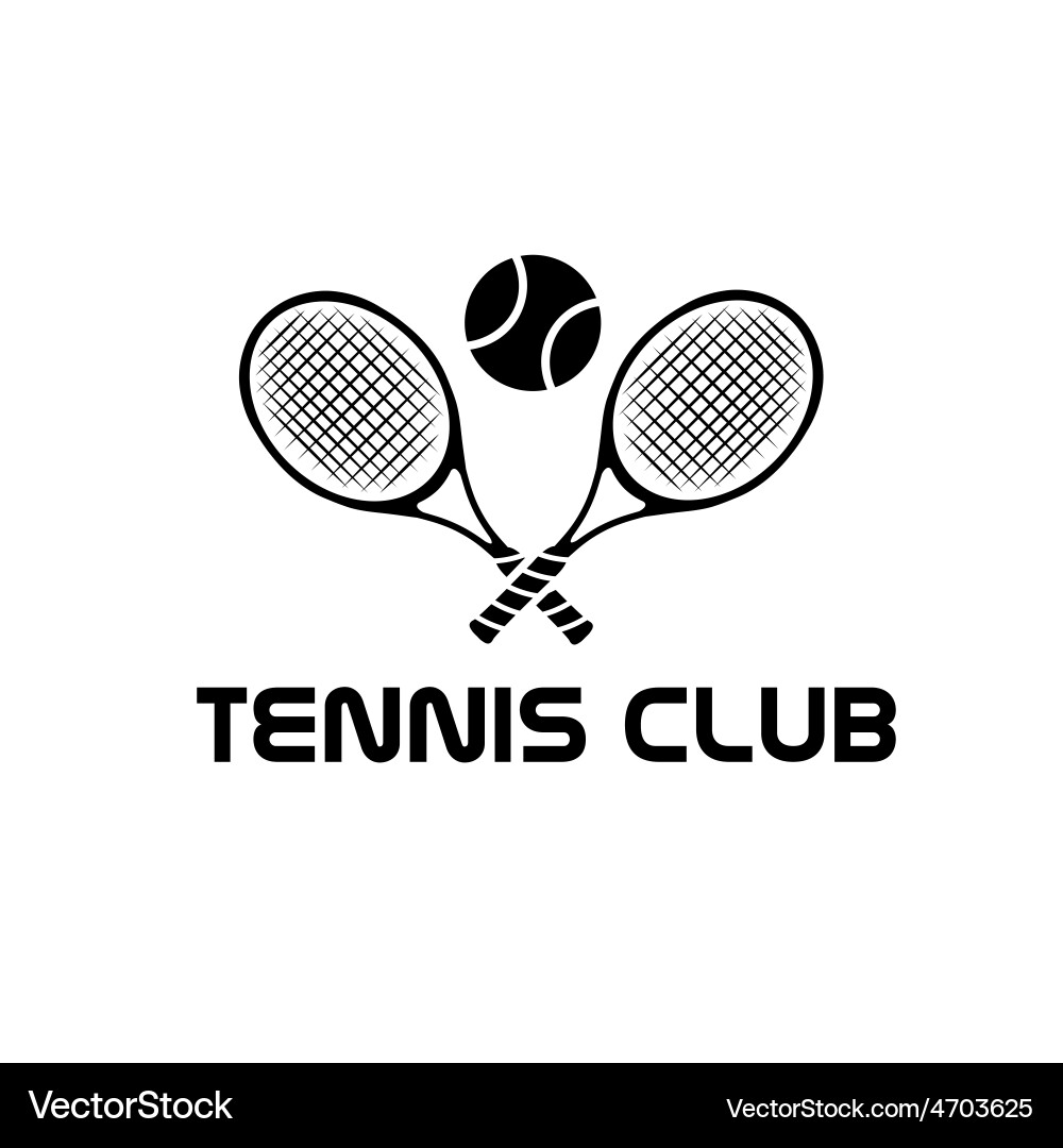 Tennis club Vector Image