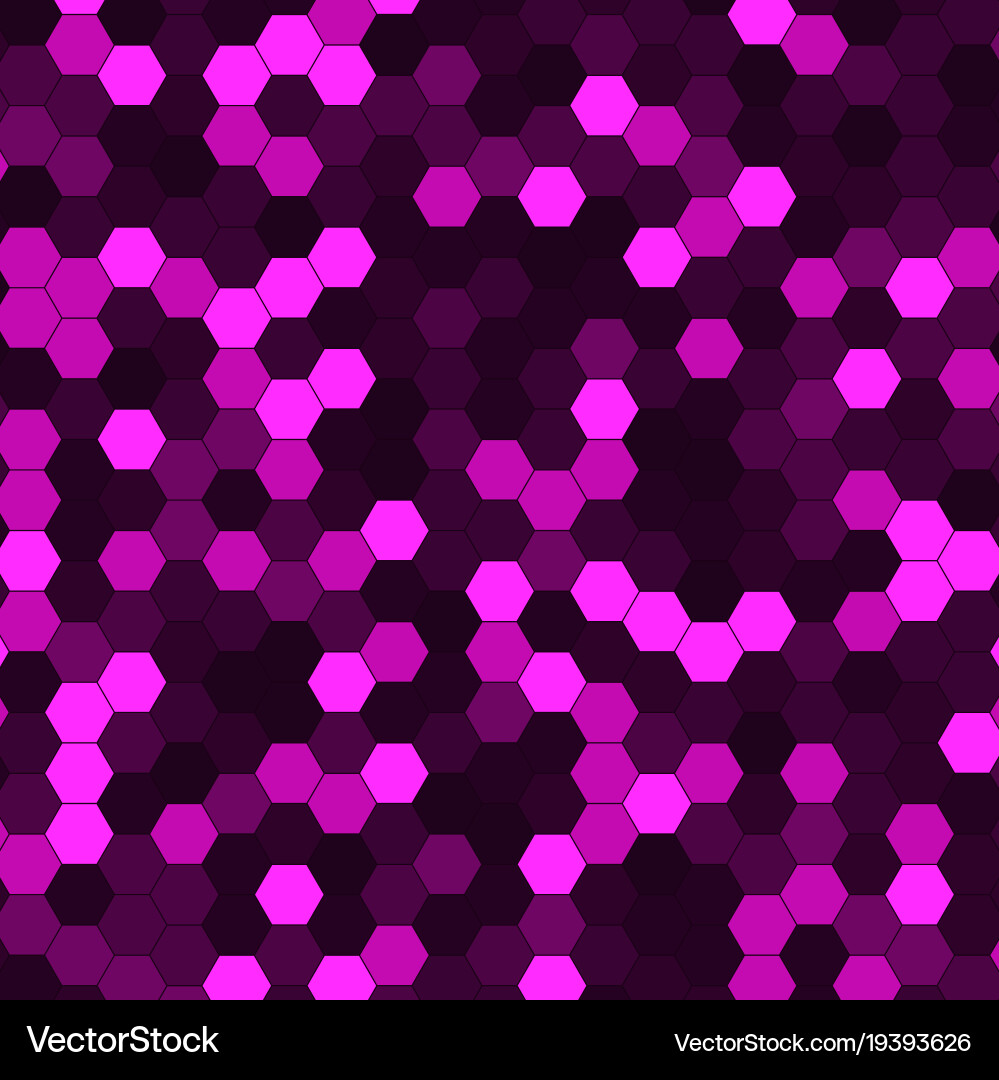Abstract background of multicolored hexagon Vector Image