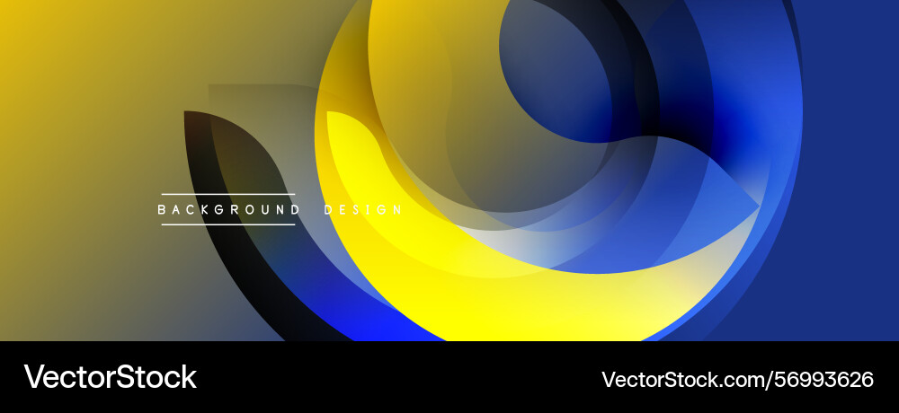 Abstract geometric shapes overlap creating Abstract geometric shapes overlap creating vector image