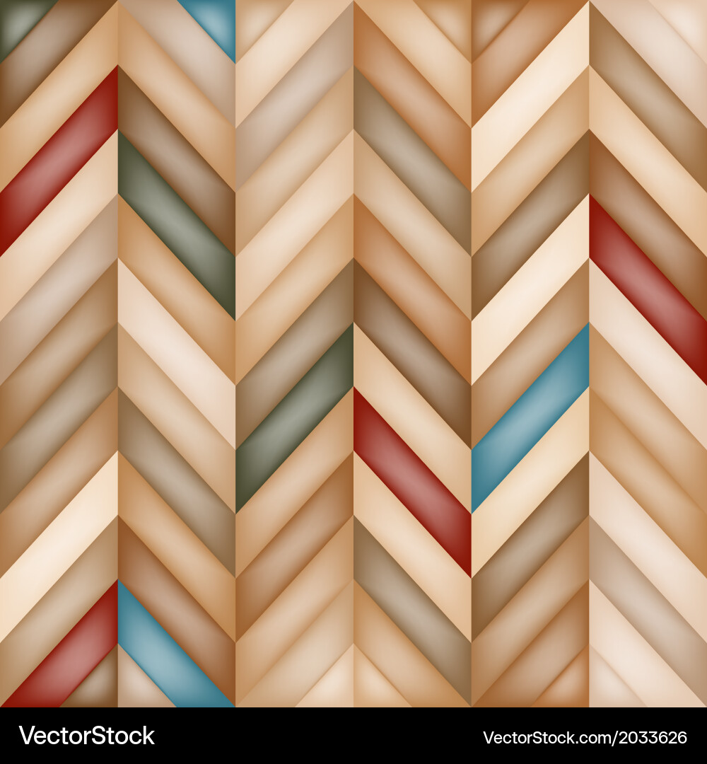 Colorful Zigzag Striped Background Vector Image