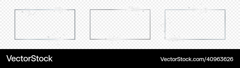 Silver glowing rectangular shape frame Silver glowing rectangular shape frame vector image