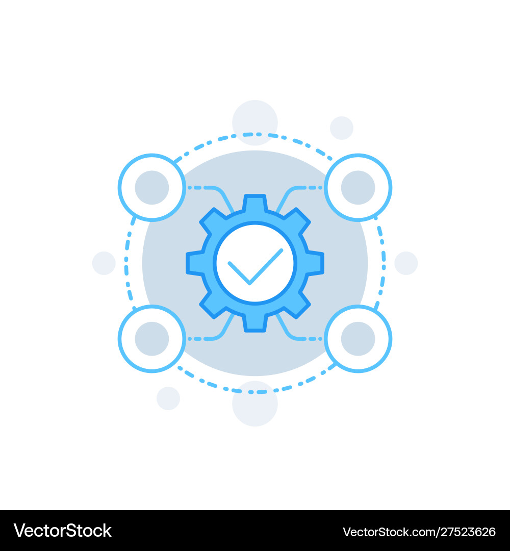 System Integration Icon vector image