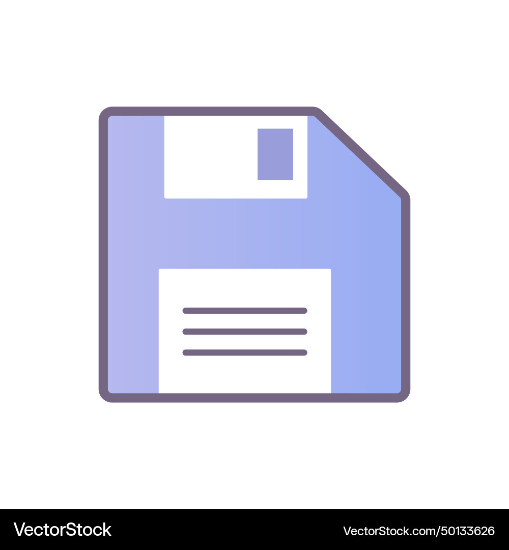 Y2k interface icon floppy disk commander Y2k interface icon floppy disk commander Vector Image