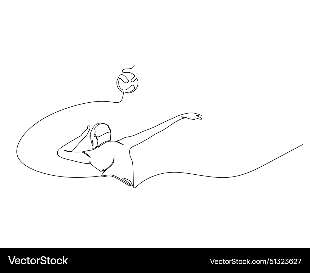 Continuous single line drawing of view from below Continuous single line drawing of view from below vector image