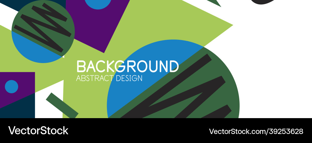 Abstract background with blocks lines geometric Vector Image