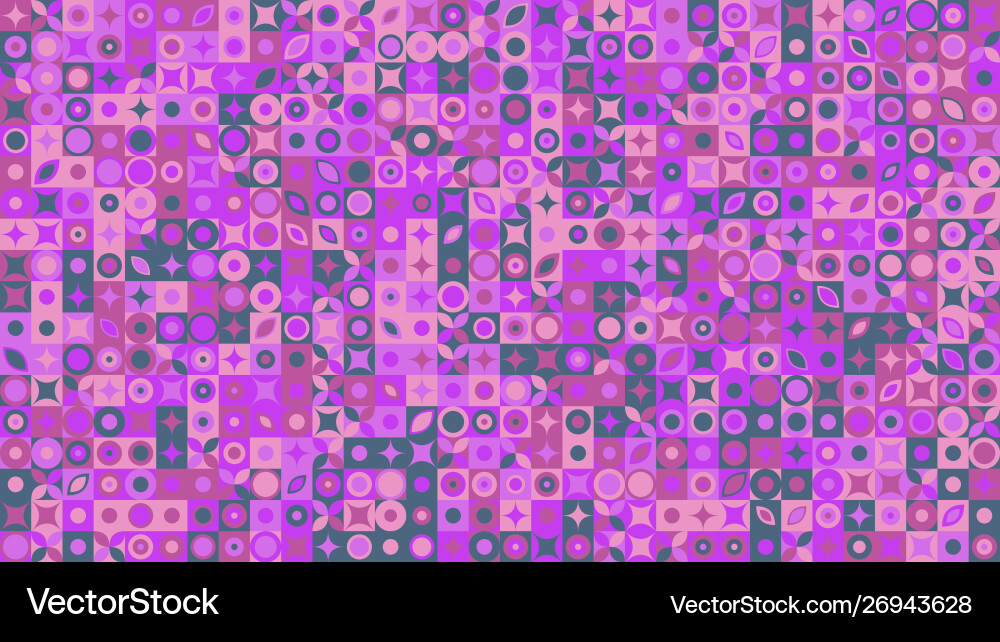 Abstract mosaic pattern background - colorful vector image