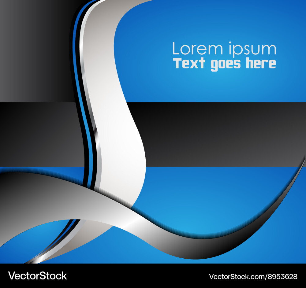 Blue background overlap dimension 3d graphi Vector Image