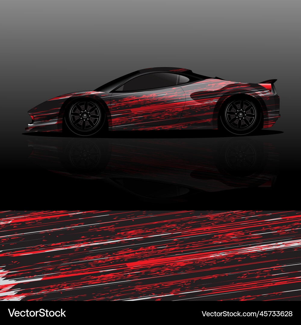 Car wrap designs Car wrap designs Vector Image
