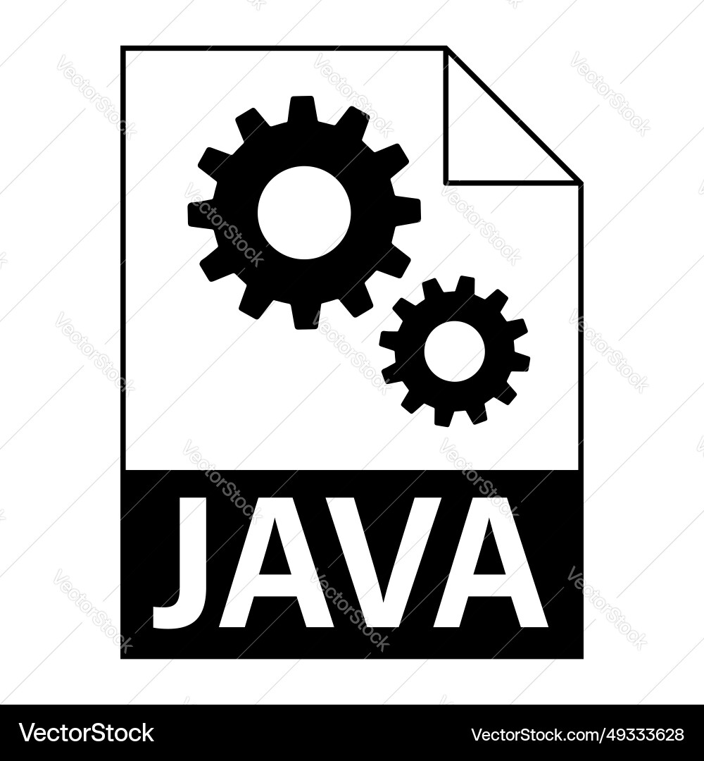 Moderne flache Design von Java-Datei-Symbol für Web Moderne flache Design von Java-Datei-Symbol für Web vektorbild