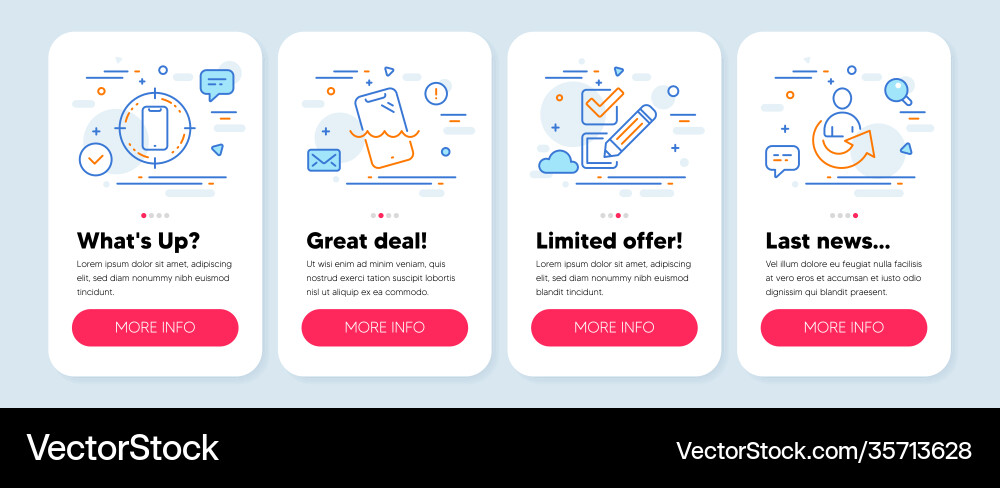 Set technology icons such as checkbox Set technology icons such as checkbox vector image
