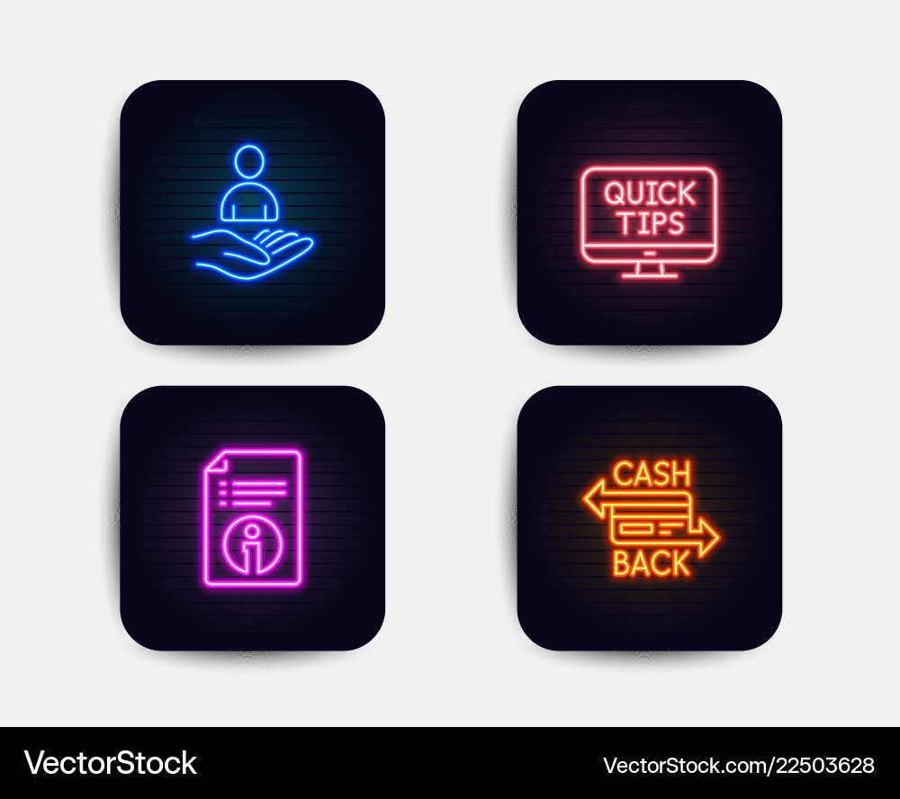 Technical info recruitment and web tutorials Vector Image