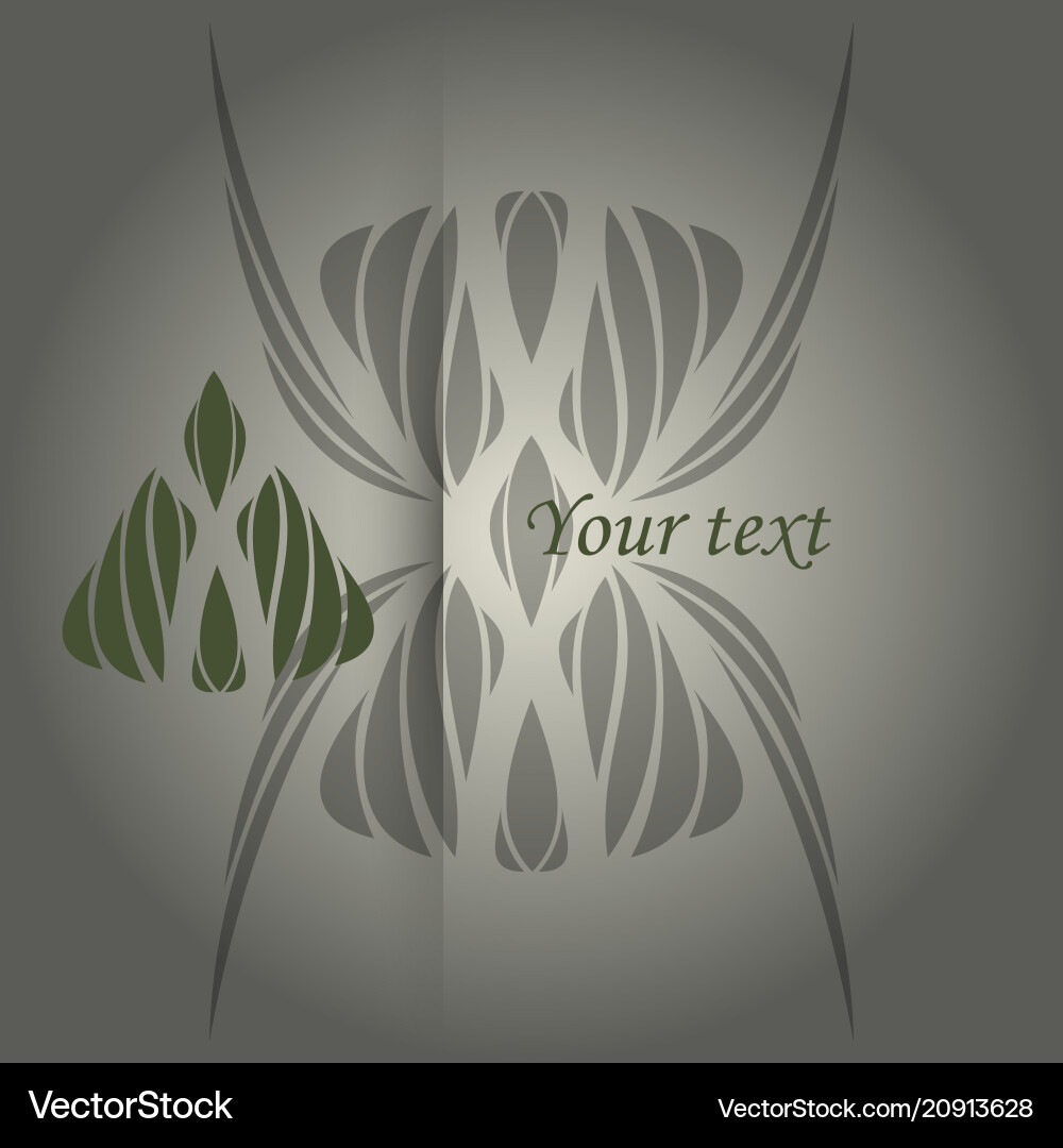 Vintage pattern on background for retro design Vector Image