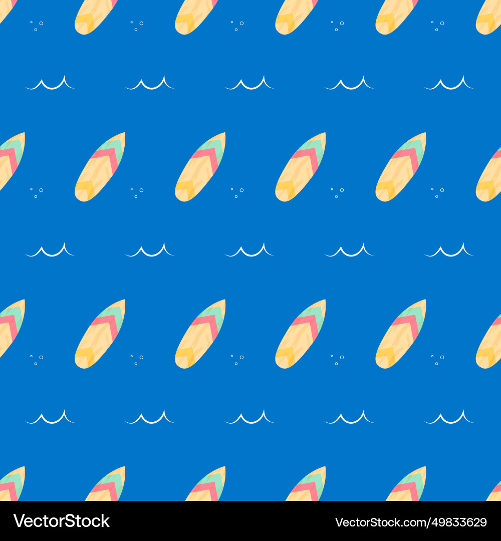 67-01-05seamless-summer-pattern Vector Image