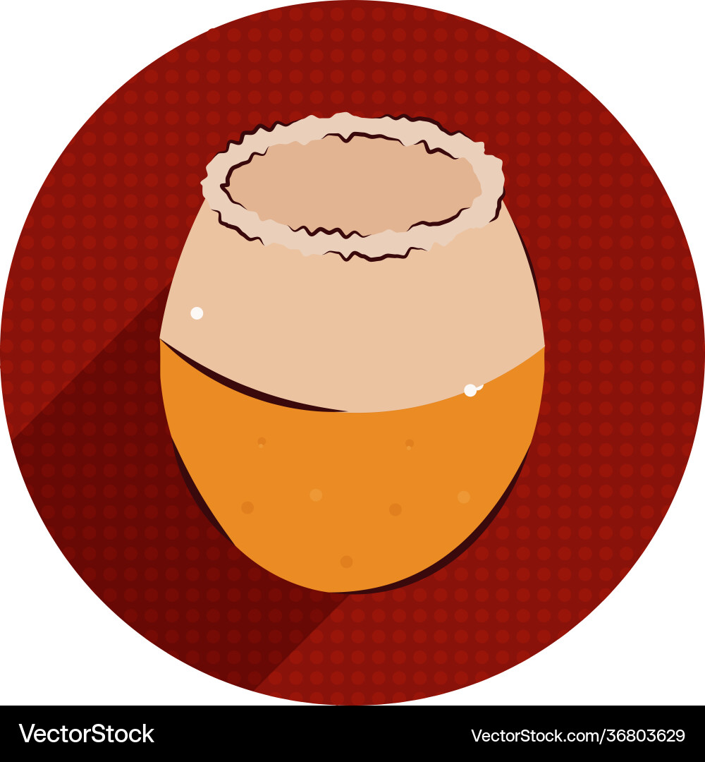 Isolated beer cup draw Vector Image