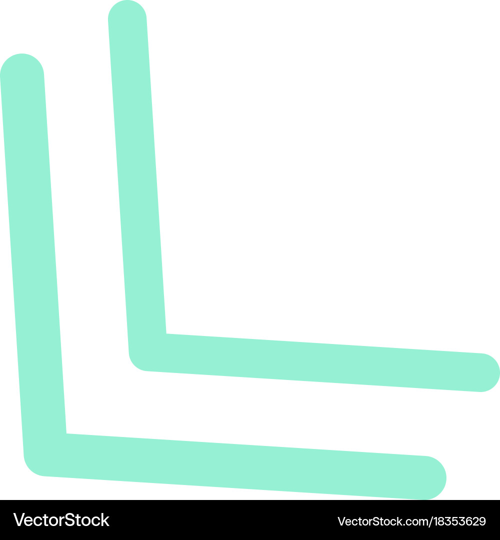 Pointer arrow in modern flat style button vector image