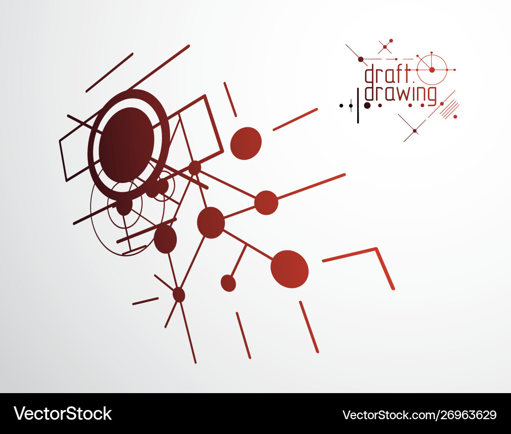 Technical plan abstract engineering draft for use Technical plan abstract engineering draft for use Vector Image
