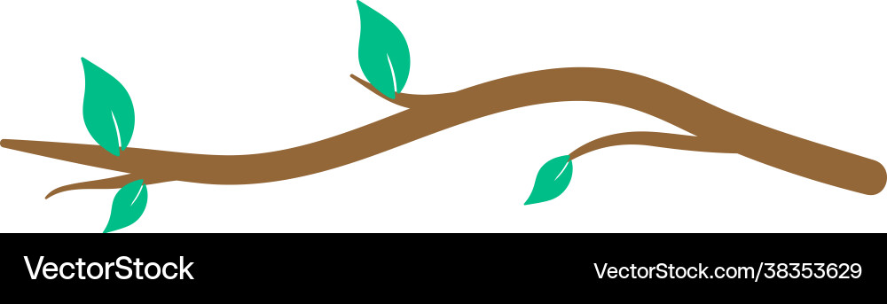 Tree branch icon design template isolated vector image