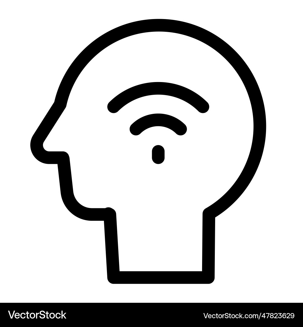 Wi- fi connected automated artificial Vector Image