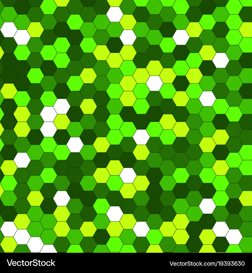 Abstract background of multicolored hexagon vector image