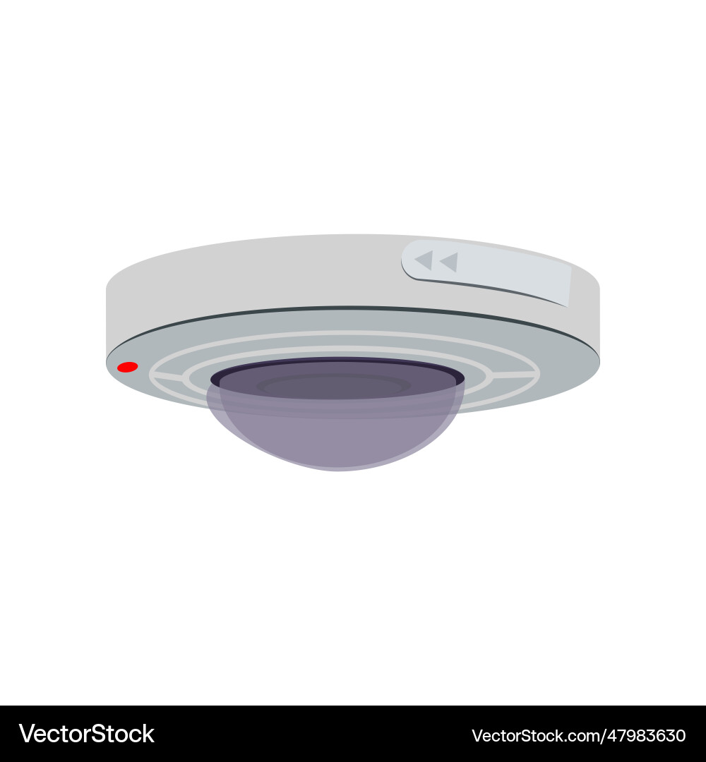 Ceiling security camera Ceiling security camera vector image