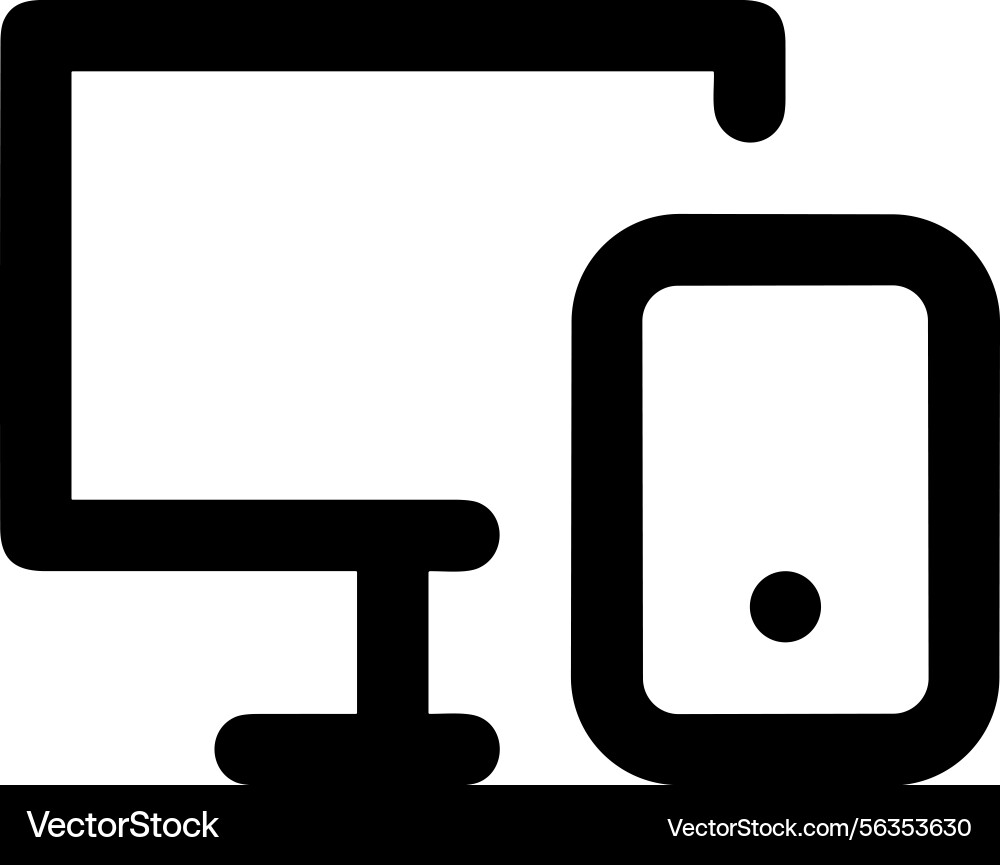Computer icon symbol image Computer icon symbol image Vector Image