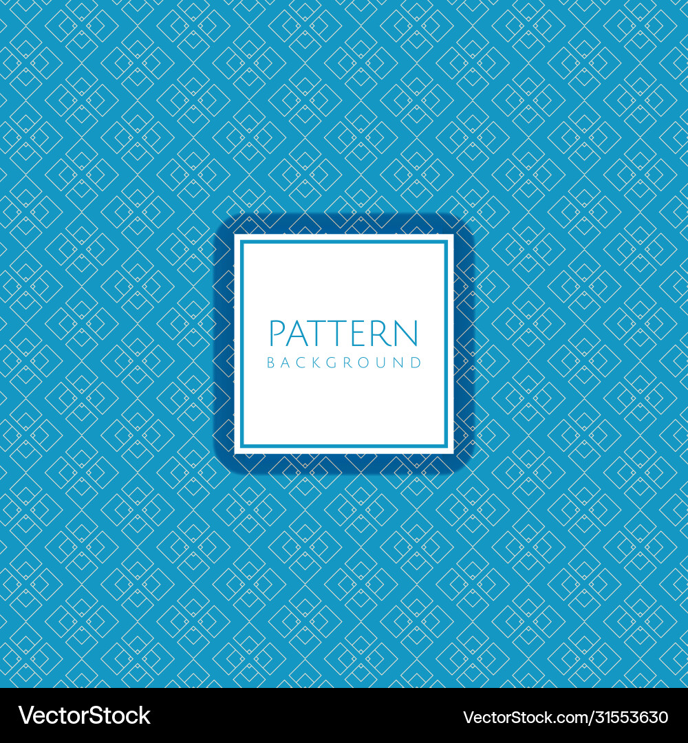 Decorative pattern background vector image