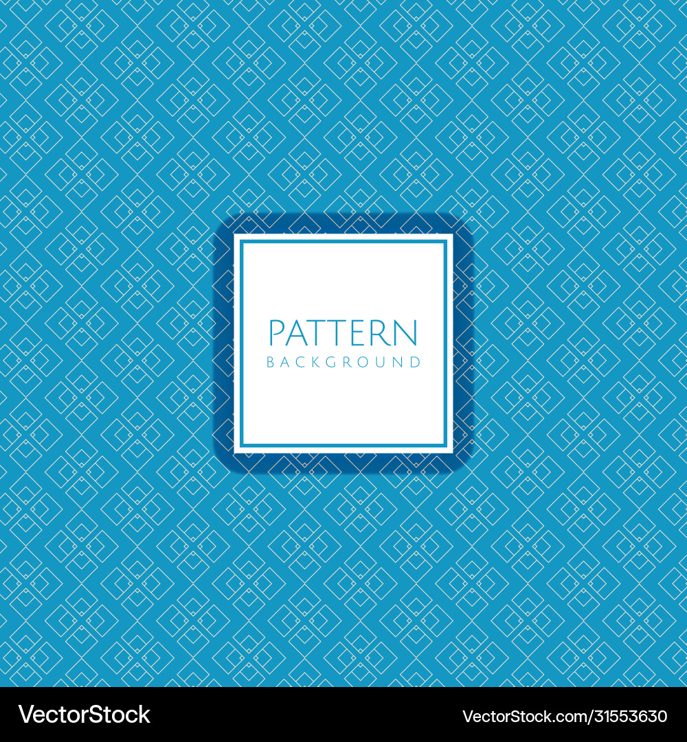 Decorative pattern background vector image