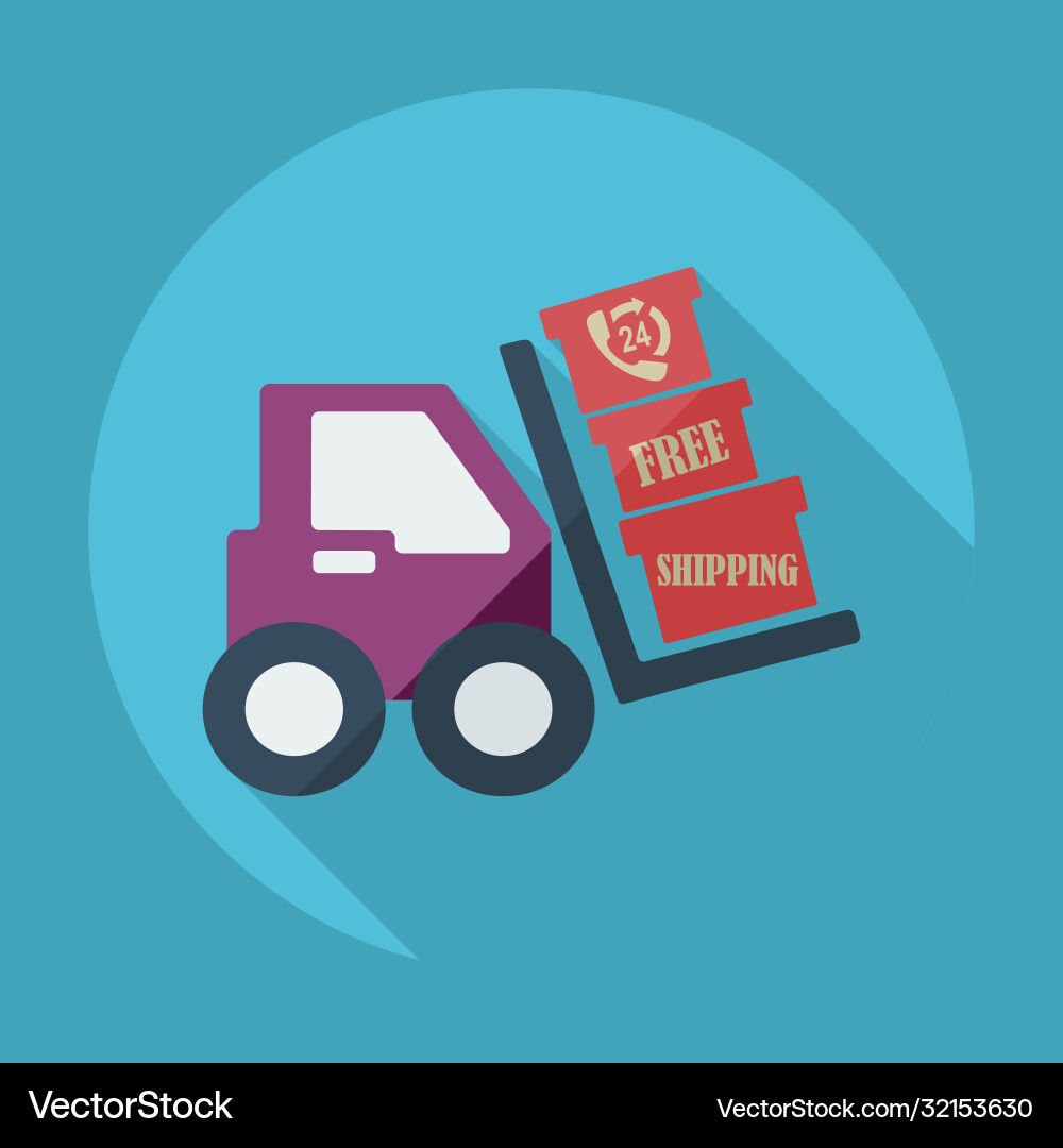 Flat modern design with shadow icons loader Flat modern design with shadow icons loader vector image