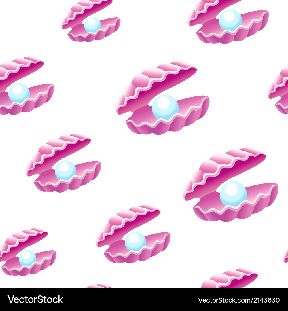 Shell background vector image