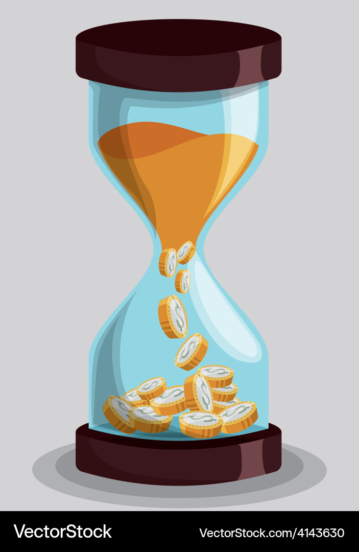 Time design Royalty Free Vector Image - VectorStock