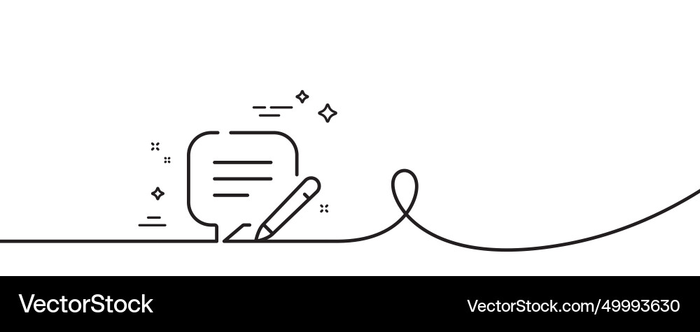 Write line icon edit email message sign Write line icon edit email message sign Vector Image