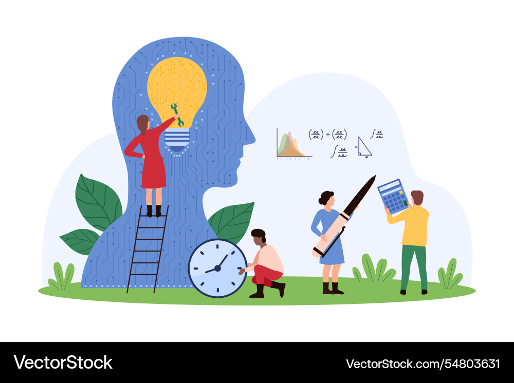Digital project development machine learning Digital project development machine learning Vector Image