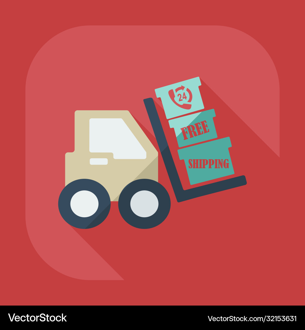 Flat modern design with shadow icons loader Flat modern design with shadow icons loader vector image