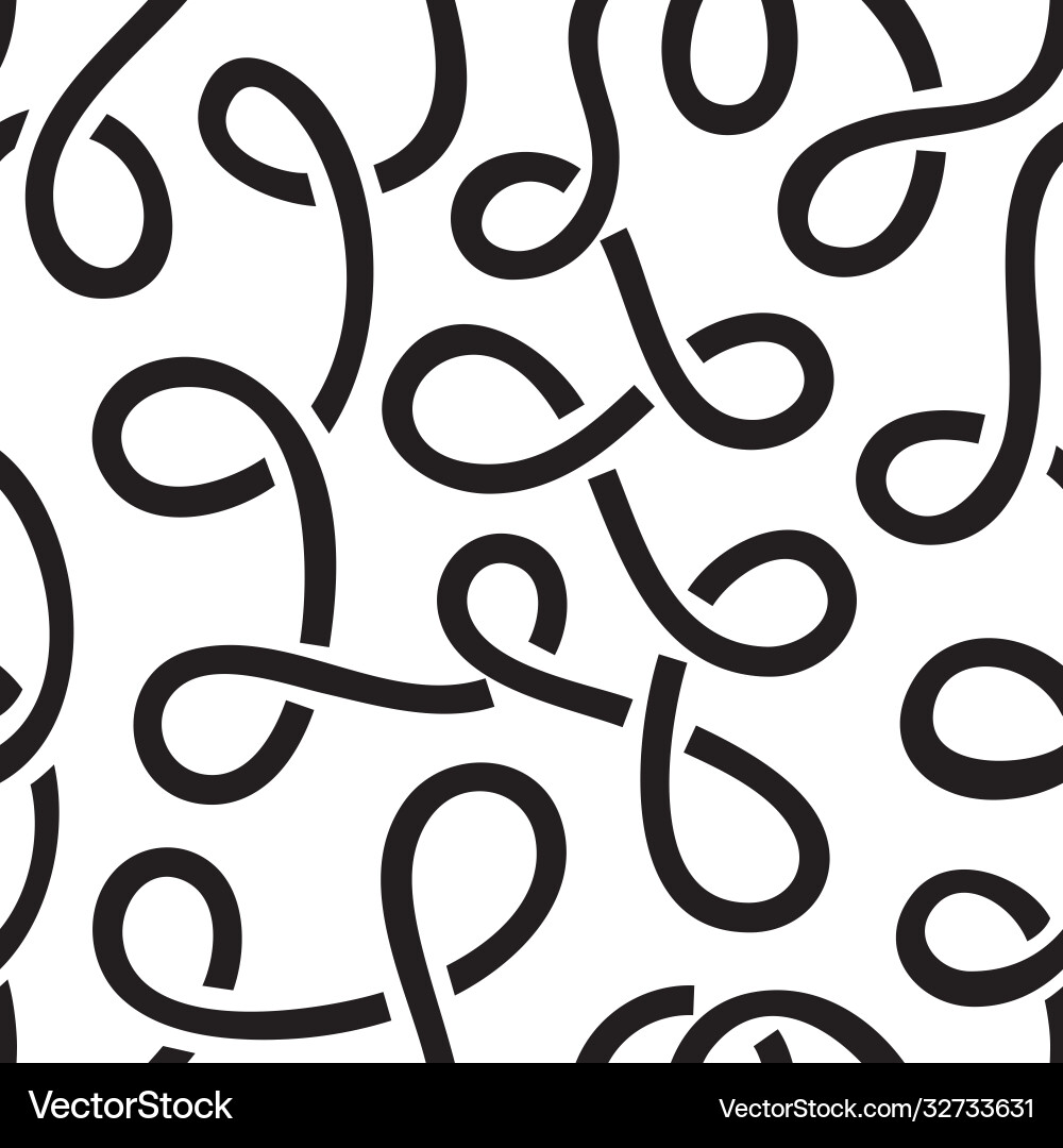 Linear abstract seamless pattern vector image