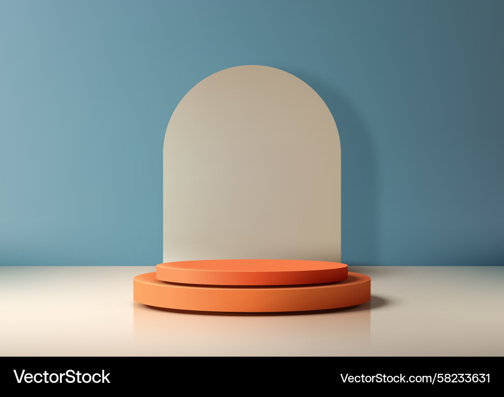 Modern Product Display Stage Vector Image