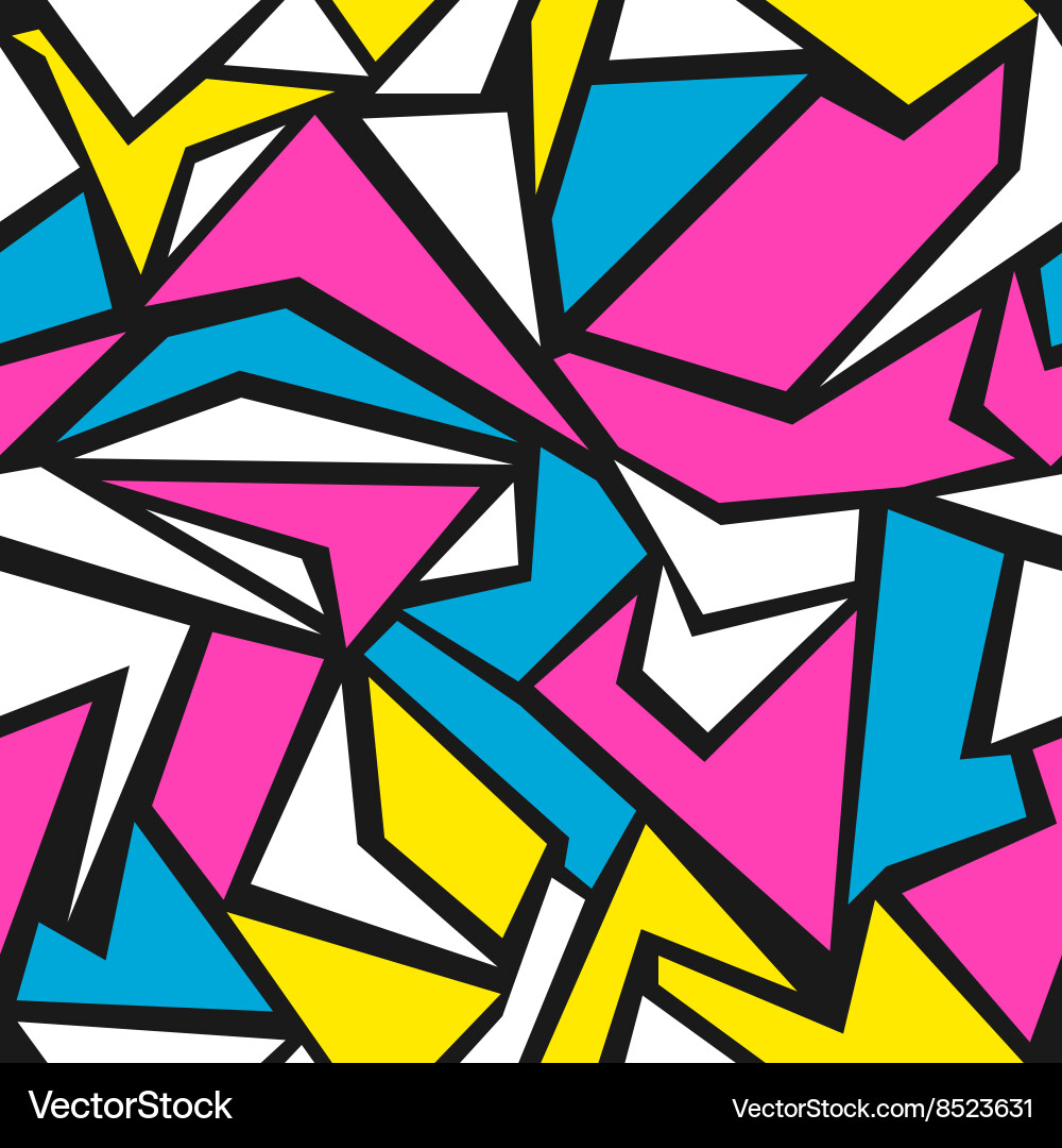 Seamless texture pattern with abstract shapes Vector Image