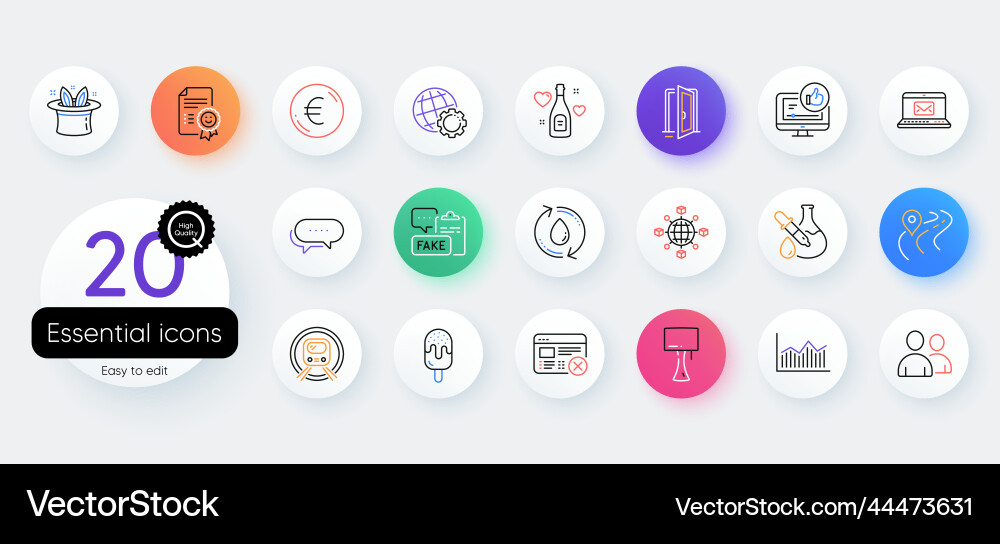 Simple set of hat-trick dots message Simple set of hat-trick dots message vector image