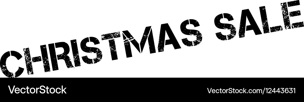 Weihnachten Verkauf Gummi Stempel vektorbild