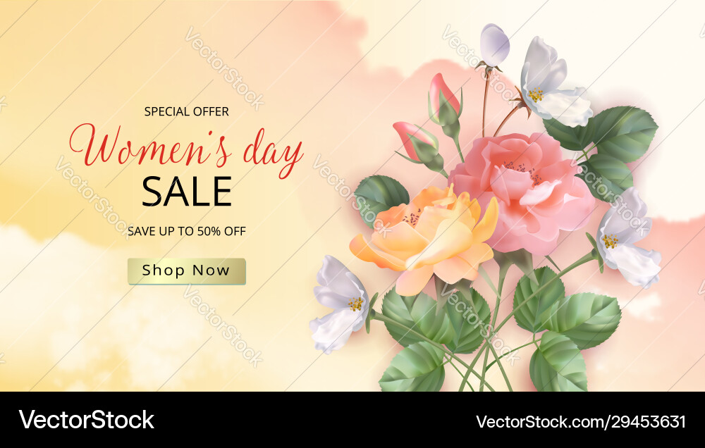 Women s day background Vector Image