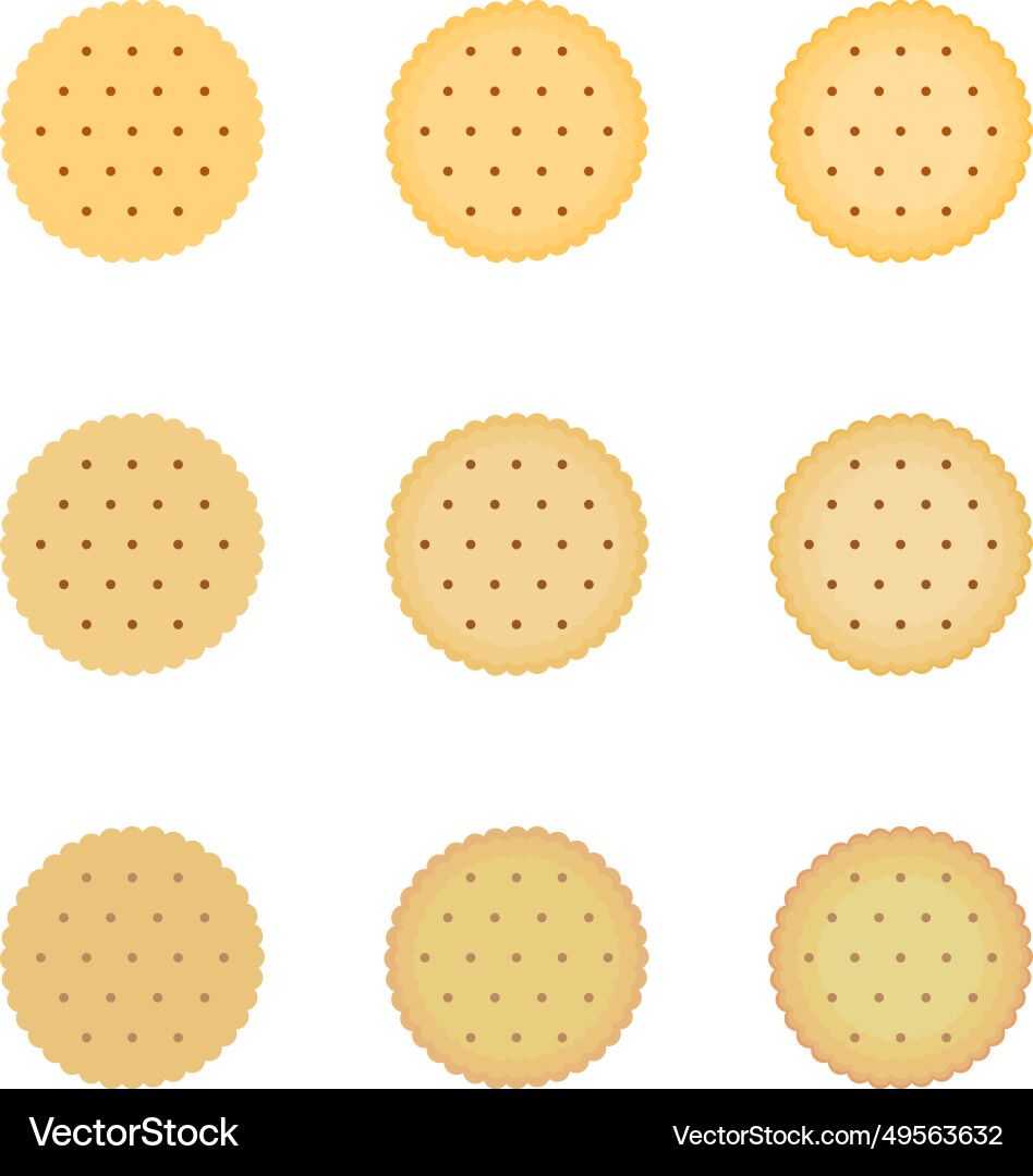 Cracker circle Cracker circle vector image