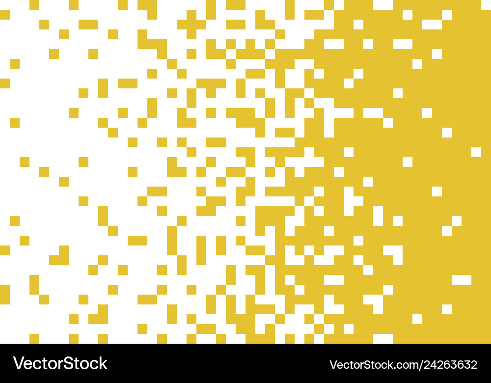 Dissolving Square Fragment Vector Image