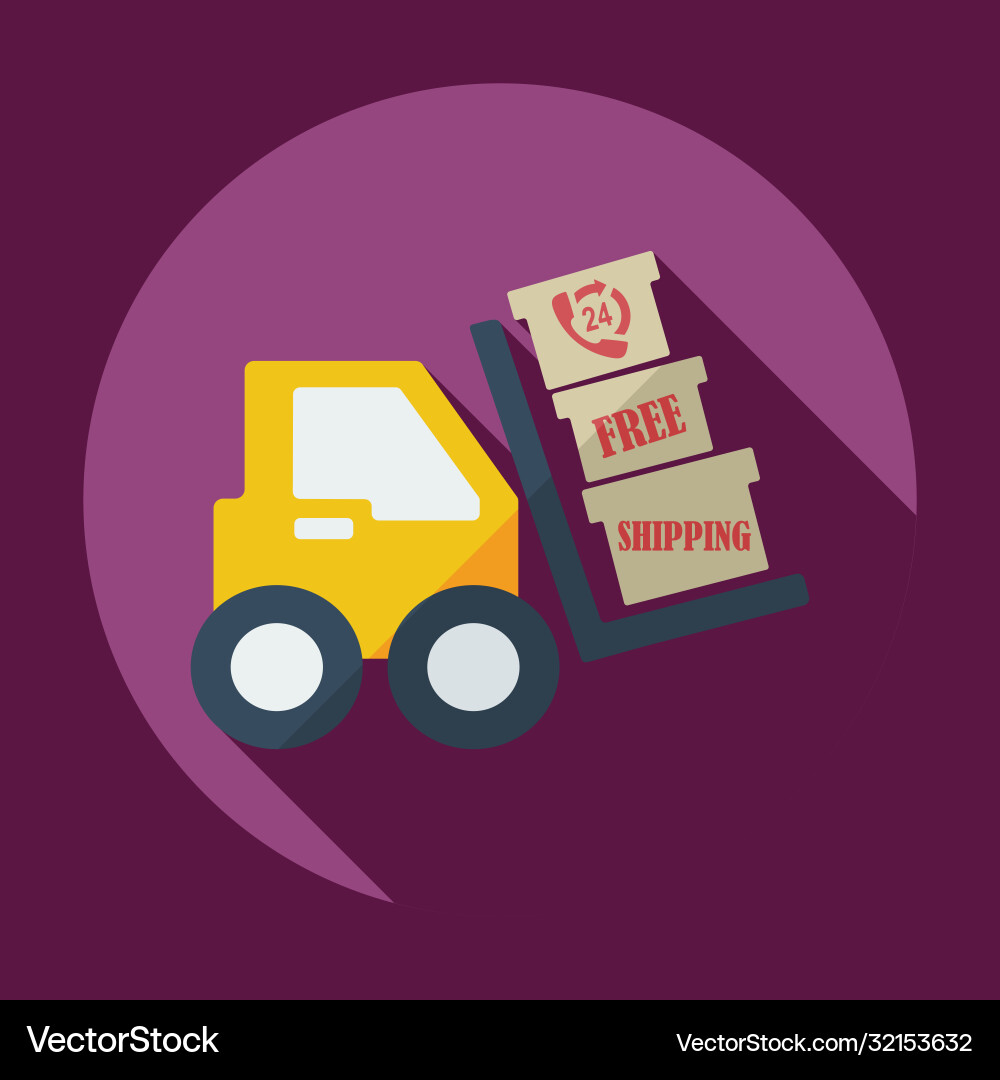 Flat modern design with shadow icons loader Vector Image