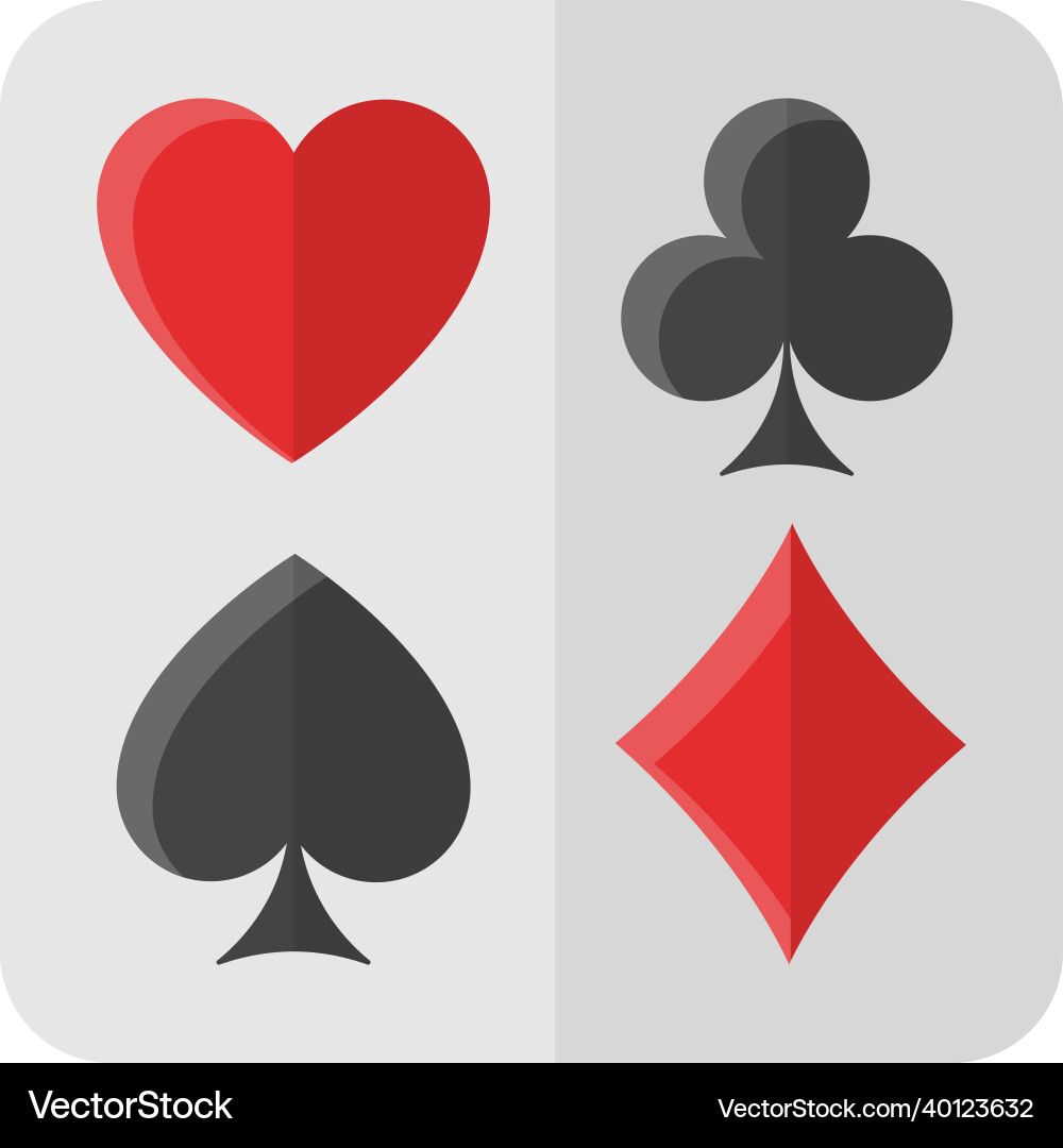 Poker card Vector Image