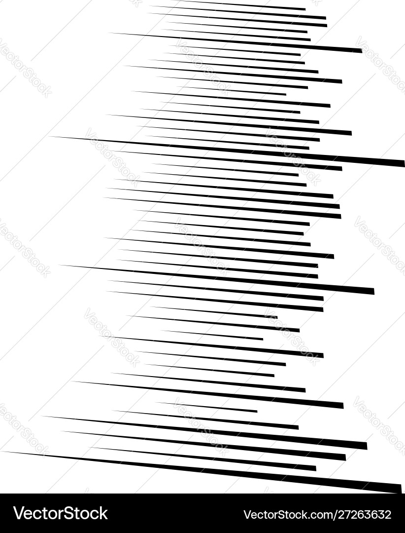 Random lines element horizontal Random lines element horizontal vector image
