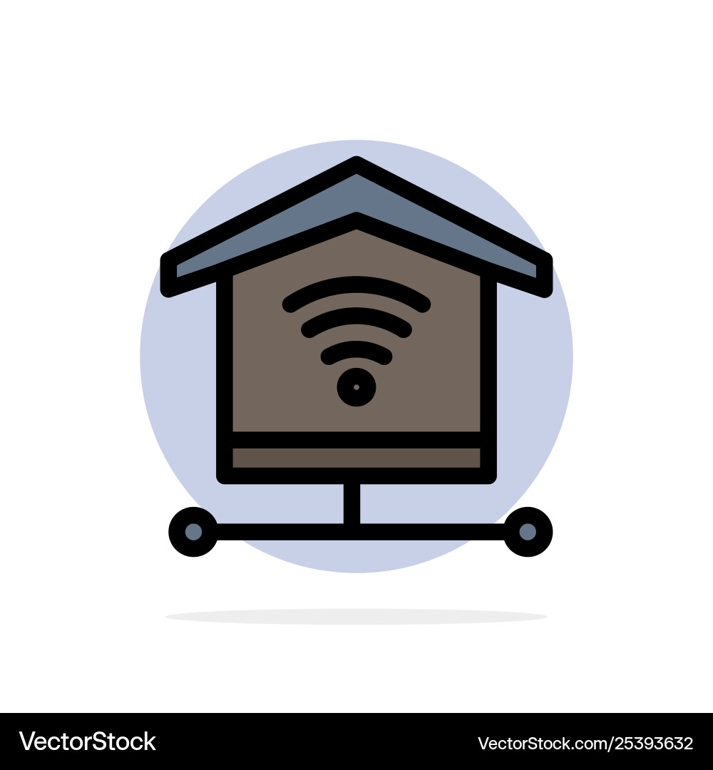 Security internet signal abstract circle Security internet signal abstract circle vector image