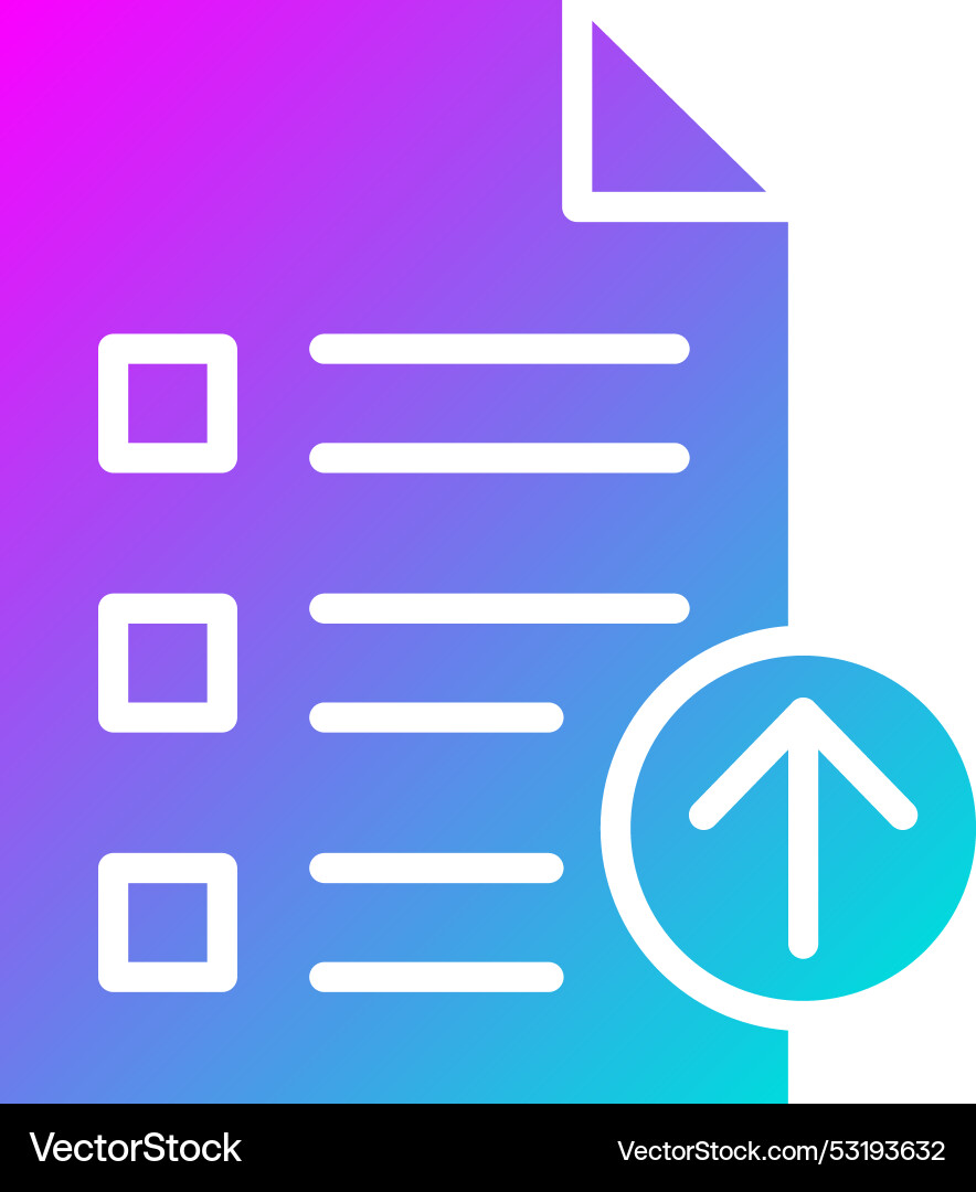 Upload icon design vector image